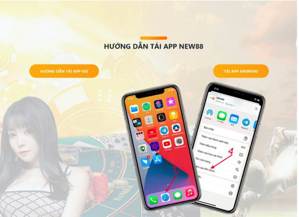 Hướng dẫn tải ứng dụng New88