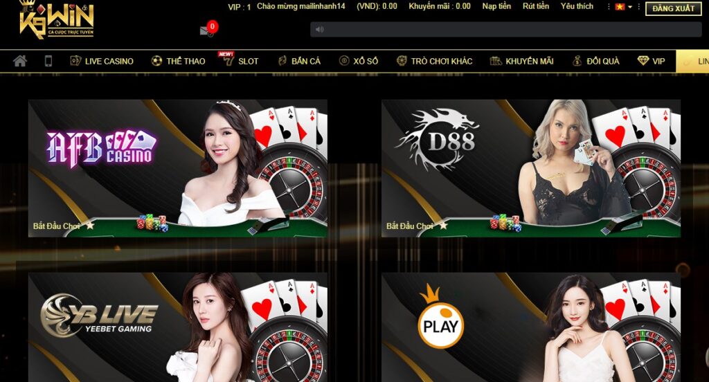 Đến với sảnh casino của nhà cái, anh em sẽ được thỏa sức giải trí với vô số trò chơi