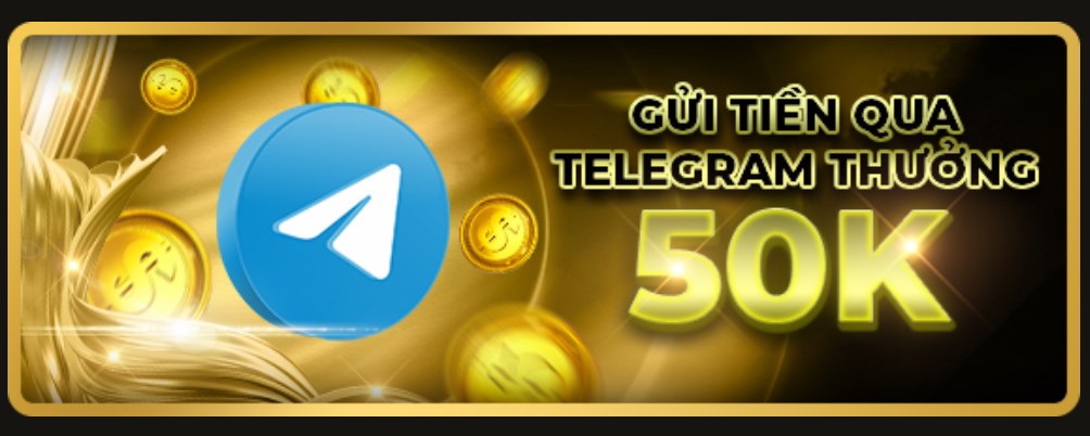 Thưởng 50K khi nạp tiền qua Telegram