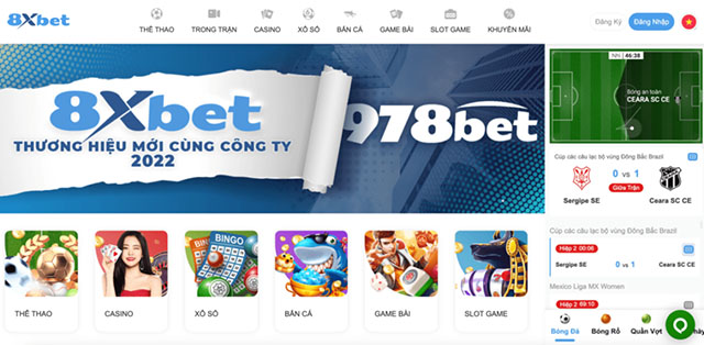 Đánh giá 8Xbet - Nhà cái cá cược hàng đầu hiện nay